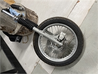Front fork and wheel